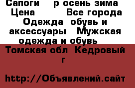 Сапоги 35 р.осень-зима  › Цена ­ 700 - Все города Одежда, обувь и аксессуары » Мужская одежда и обувь   . Томская обл.,Кедровый г.